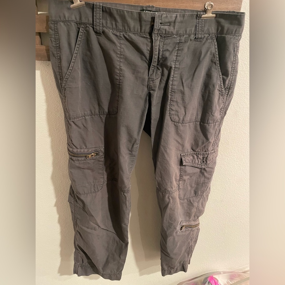 J. Crew Gray Cargo Pants Size 4